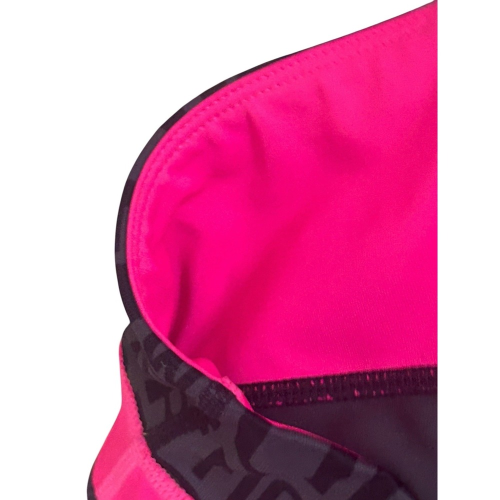 Ideology Breast Cancer Awareness Word Print Athletic Crop Leggings - Size L - Picture 3 of 5